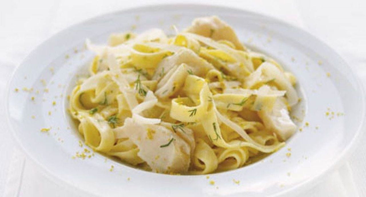 recipe image Receita de Tagliatelli com bacalhau fresco