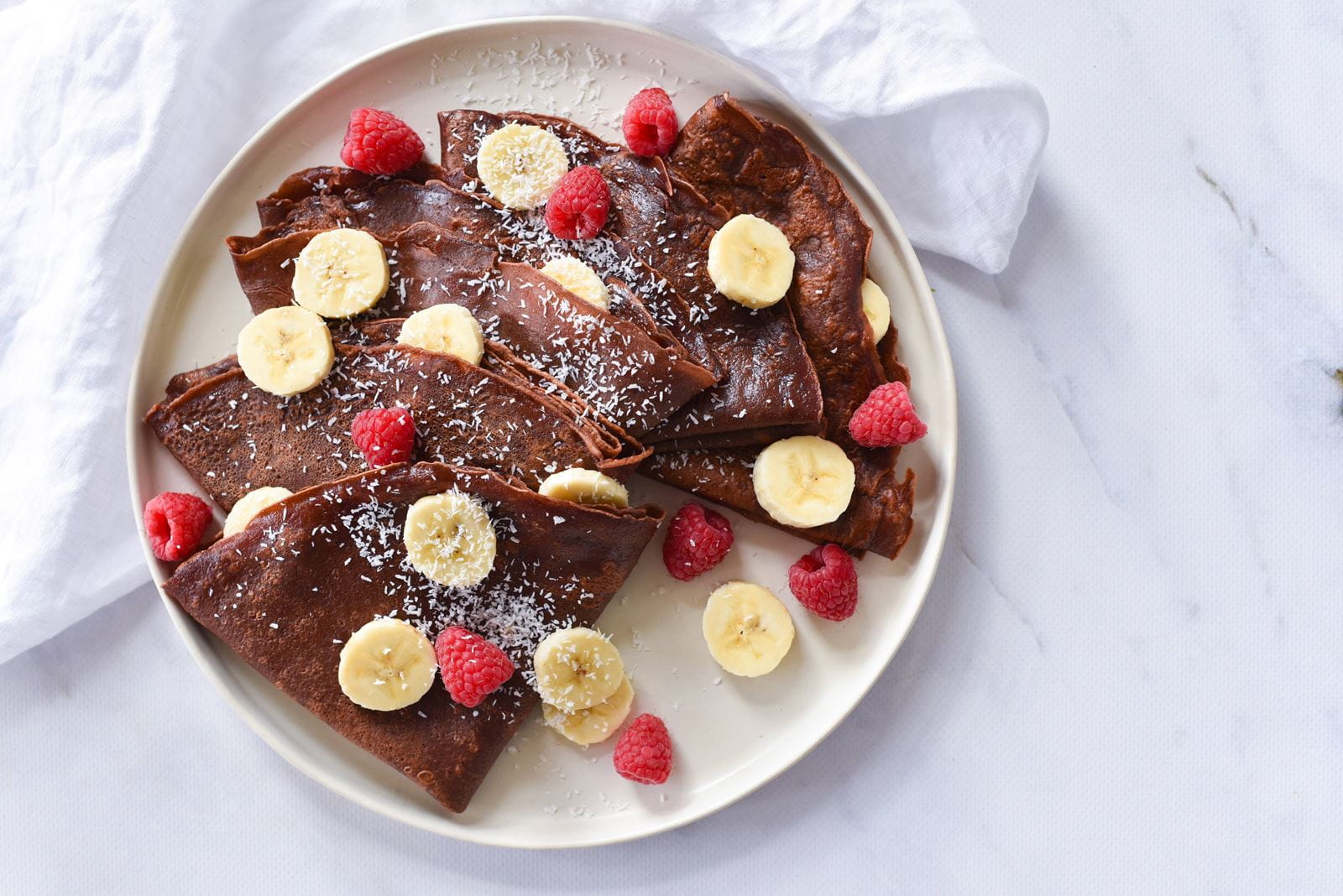 recipe image Receita deliciosa de Crepes de Chocolate