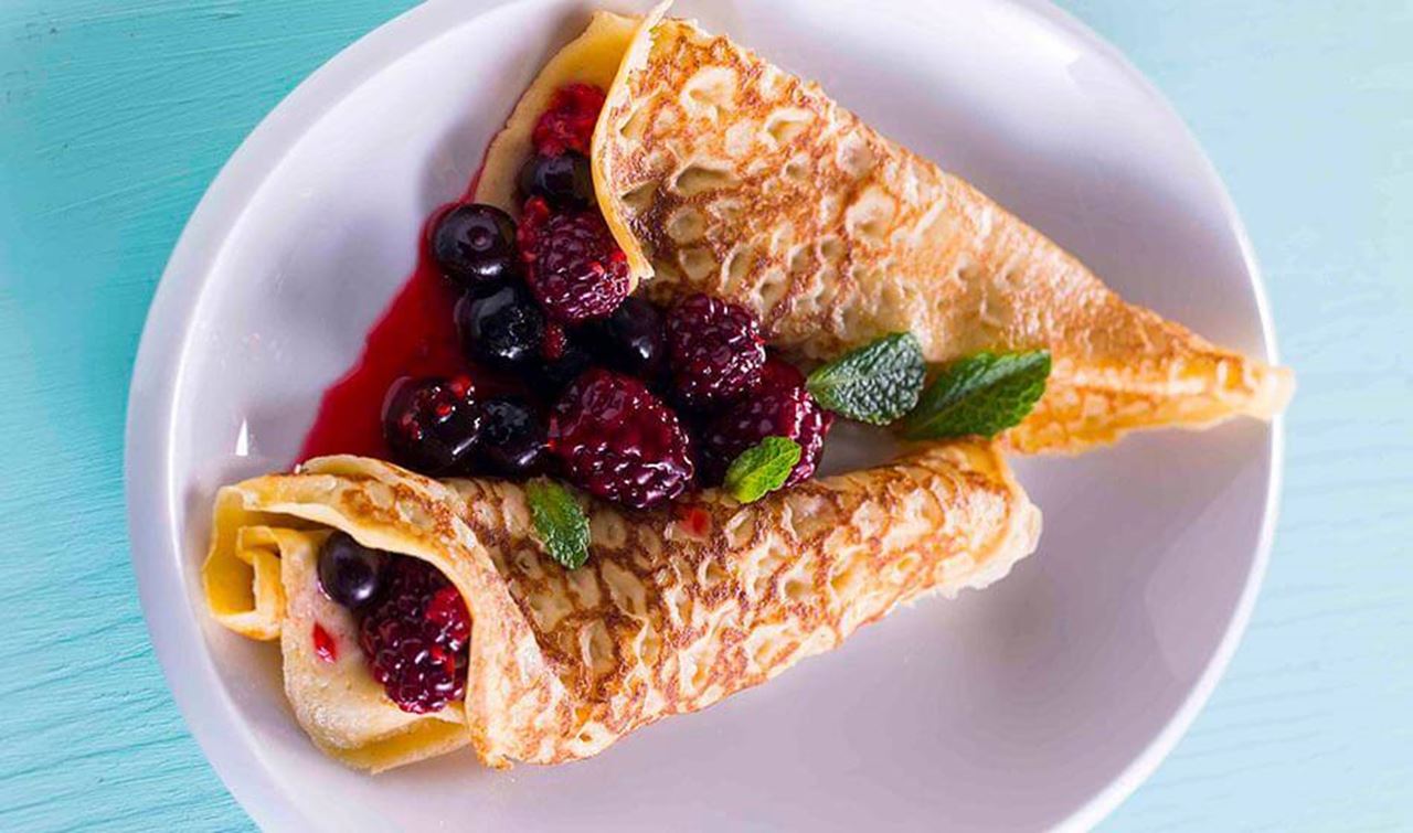 recipe image Receitas de Crepes de frutos silvestres