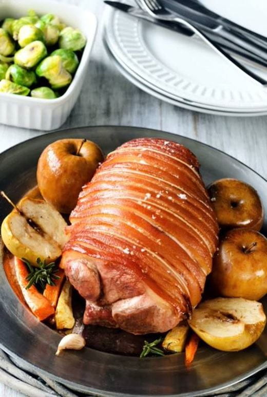 recipe image Lombo de porco assado com maçãs