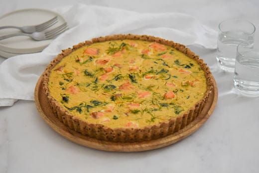 recipe image Receita de Quiche de Salmão