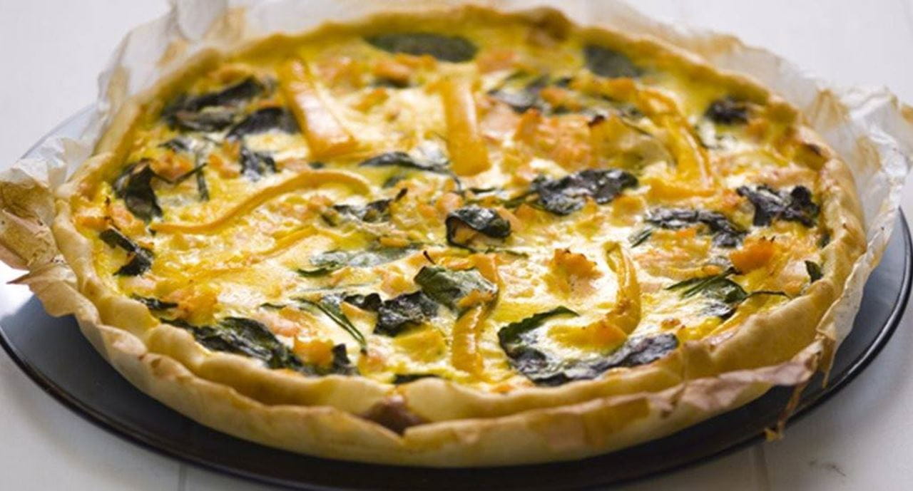 recipe image Receita de Quiche de salmão
