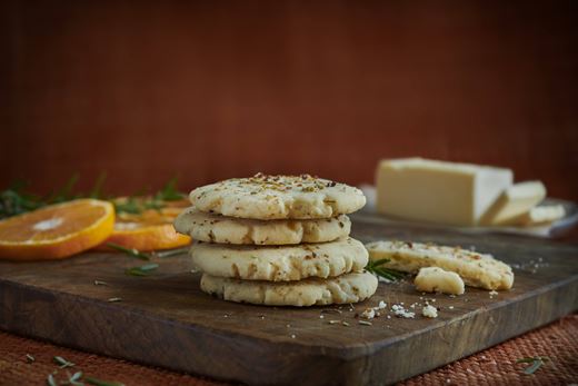 recipe image Receita deliciosa de biscoitos de laranja com alecrim