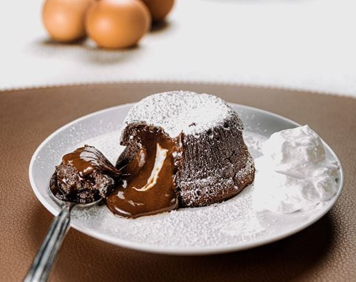 recipe image Receita de Petit gâteau de chocolate